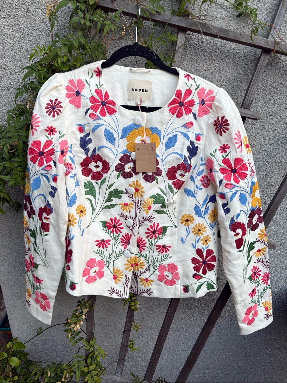 Boden Salisbury Puff Sleeve Jacket
Multi Embroidery New with Tags! - Picture 7 of 12